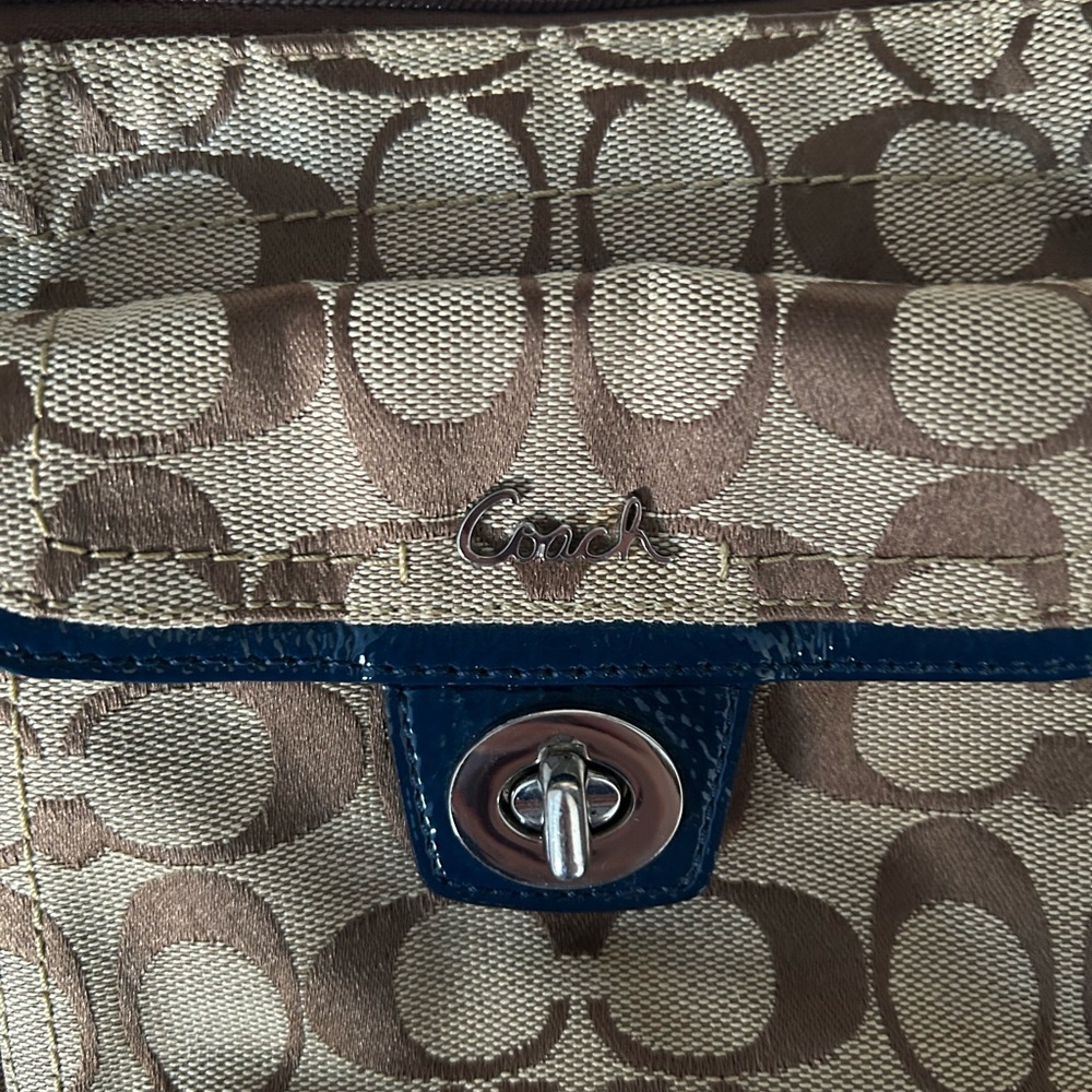 Coach Brown and Black Crossbody Bag - Picture 5 of 5